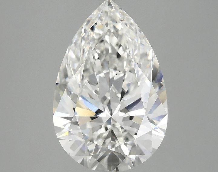 4.07 Carat Pear Shaped Excellent Cut VS2 IGI Certified Lab Grown Diamond