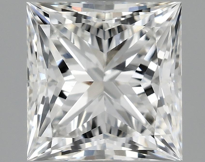 1.96 Carat Princess Shaped Ideal Cut VVS1 IGI Certified Lab Grown Diamond