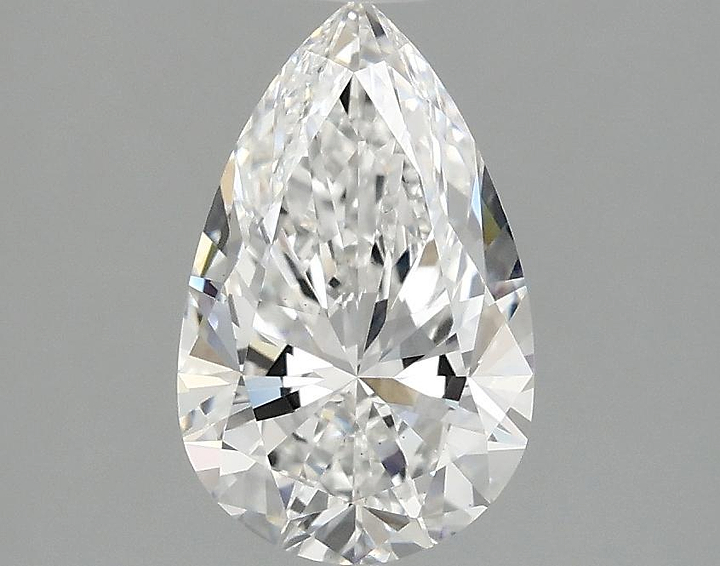 1.5 Carat Pear Shaped Ideal Cut VVS2 IGI Certified Lab Grown Diamond