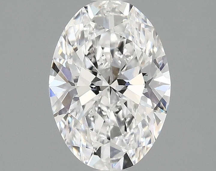 1.54 Carat Oval Shaped Ideal Cut VVS2 IGI Certified Lab Grown Diamond
