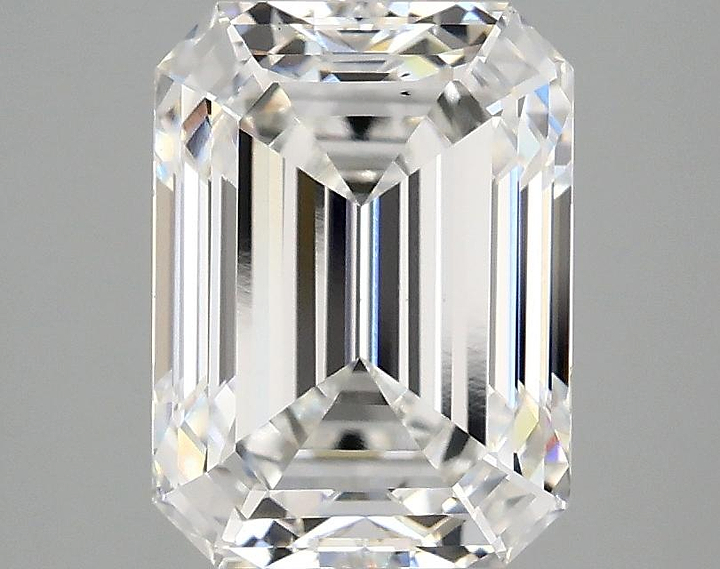 3.03 Carat Emerald Shaped Excellent Cut VS1 IGI Certified Lab Grown Diamond