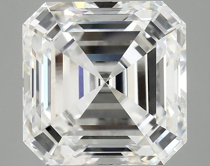 5.09 Carat Asscher Shaped Excellent Cut VS1 IGI Certified Lab Grown Diamond