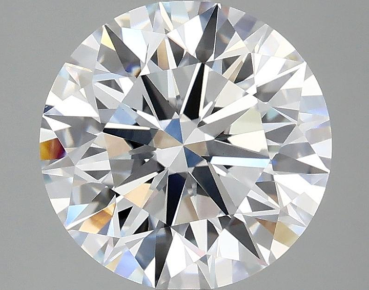 3.09 Carat Round Shaped Ideal Cut VVS2 IGI Certified Lab Grown Diamond