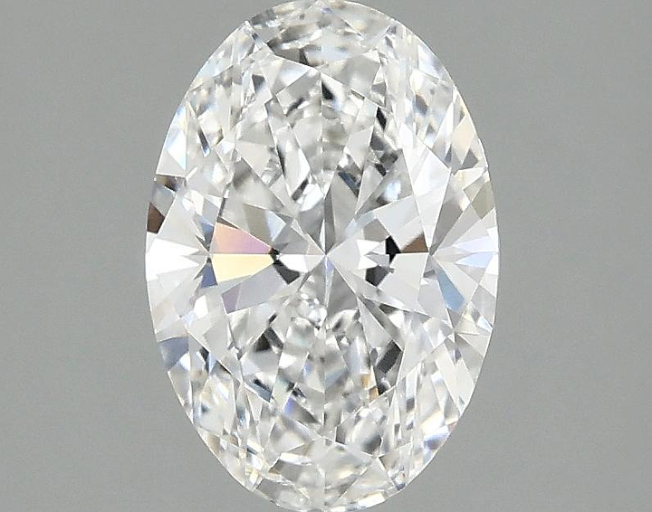 1.5 Carat Oval Shaped Ideal Cut VVS2 IGI Certified Lab Grown Diamond