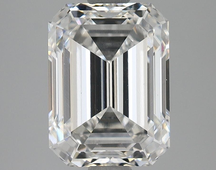 3.08 Carat Emerald Shaped Excellent Cut VS1 IGI Certified Lab Grown Diamond