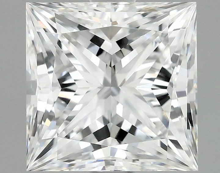 2.05 Carat Princess Shaped Ideal Cut VVS2 IGI Certified Lab Grown Diamond