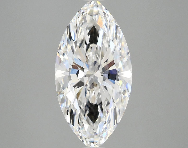 3.16 Carat Marquise Shaped Very Good Cut VVS2 IGI Certified Lab Grown Diamond