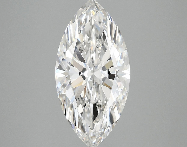 2.97 Carat Marquise Shaped Ideal Cut VVS2 IGI Certified Lab Grown Diamond