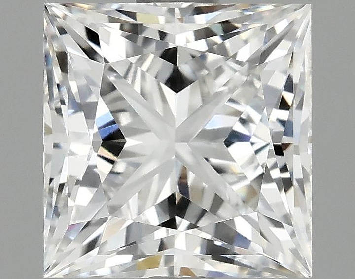 2.09 Carat Princess Shaped Ideal Cut VVS2 IGI Certified Lab Grown Diamond