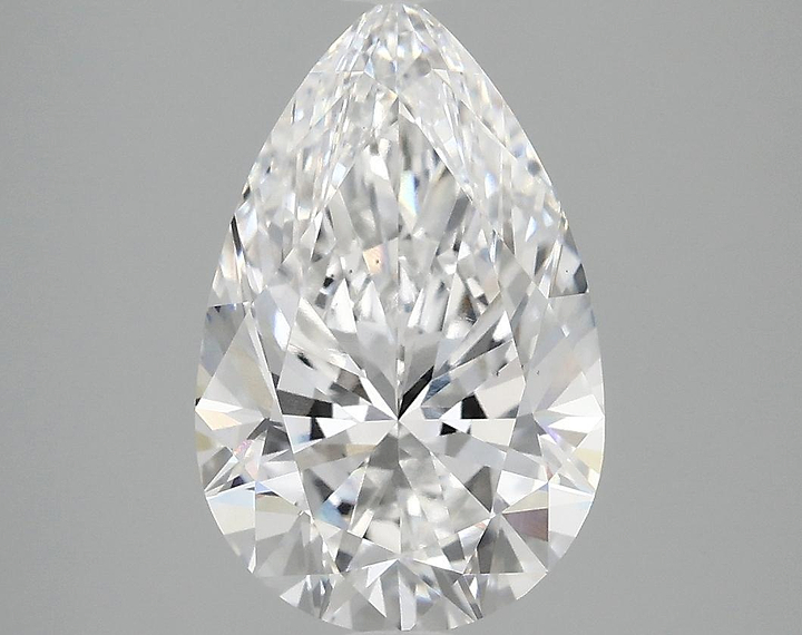 3.09 Carat Pear Shaped Ideal Cut VS1 IGI Certified Lab Grown Diamond