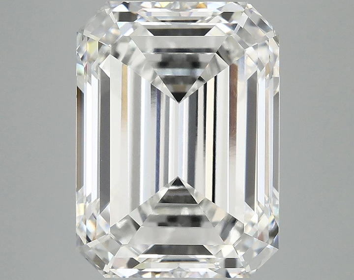7.65 Carat Emerald Shaped Excellent Cut VVS2 IGI Certified Lab Grown Diamond