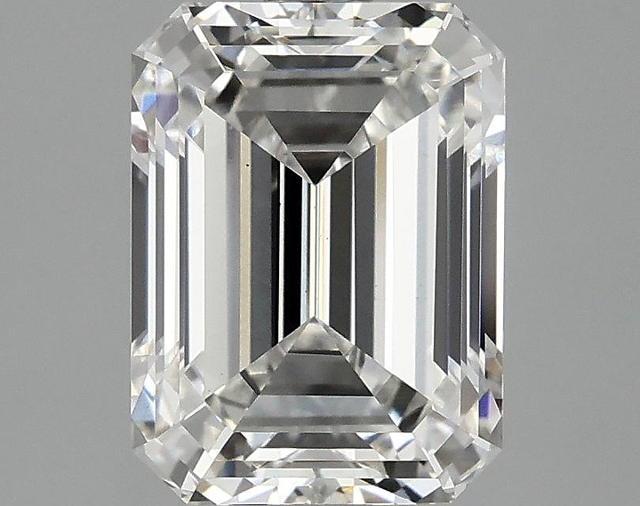 3.05 Carat Emerald Shaped Excellent Cut VS1 IGI Certified Lab Grown Diamond