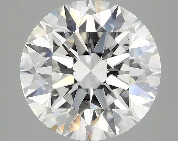 3.07 Carat Round Shaped Excellent Cut VVS2 IGI Certified Lab Grown Diamond