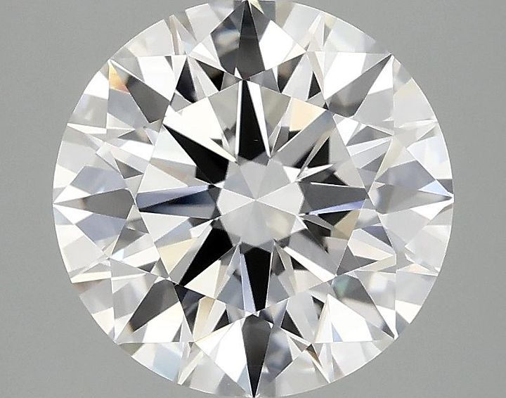 3.05 Carat Round Shaped Ideal Cut VVS2 IGI Certified Lab Grown Diamond