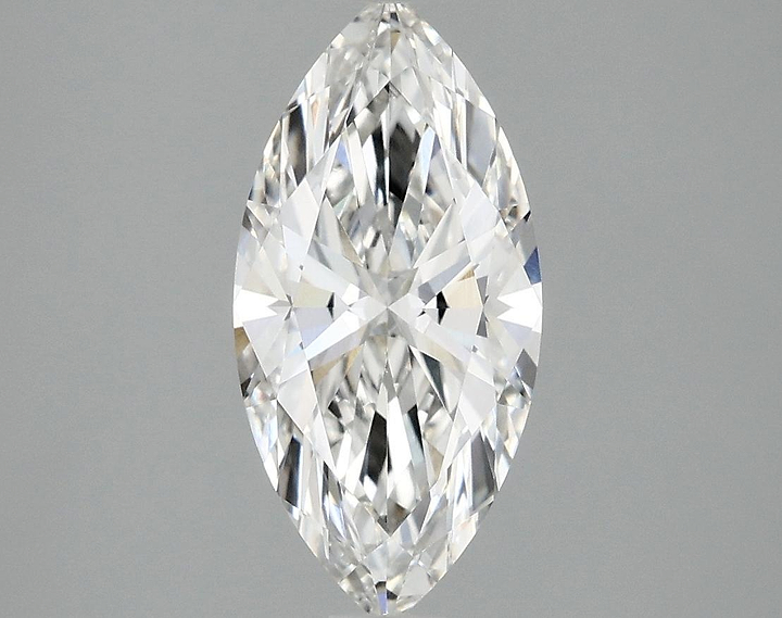 2.0 Carat Marquise Shaped Excellent Cut VVS2 IGI Certified Lab Grown Diamond