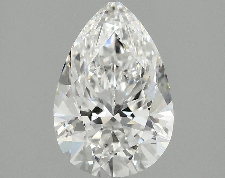 1.53 Carat Pear Shaped Excellent Cut VS2 IGI Certified Lab Grown Diamond