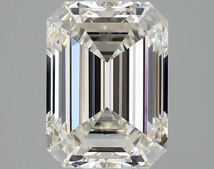 2.1 Carat Emerald Shaped Excellent Cut VVS2 IGI Certified Lab Grown Diamond