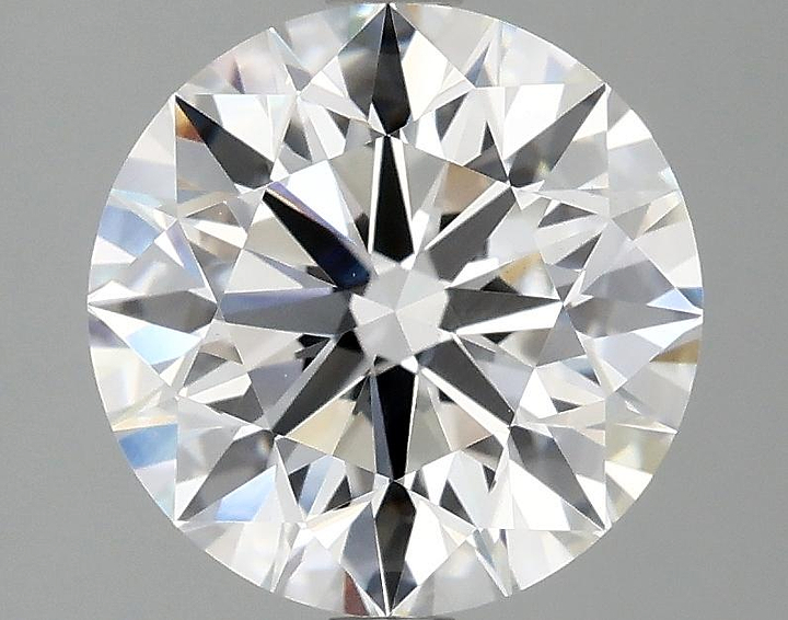 3.08 Carat Round Shaped Excellent Cut VVS2 IGI Certified Lab Grown Diamond