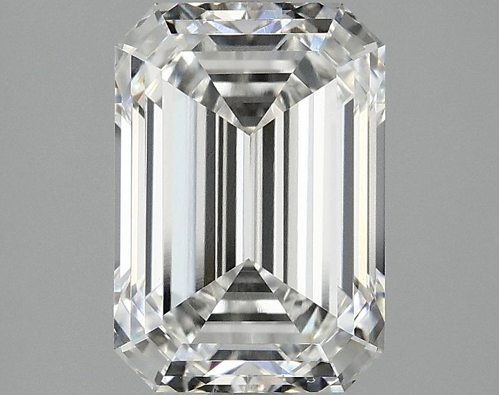 3.1 Carat Emerald Shaped Ideal Cut VVS2 IGI Certified Lab Grown Diamond