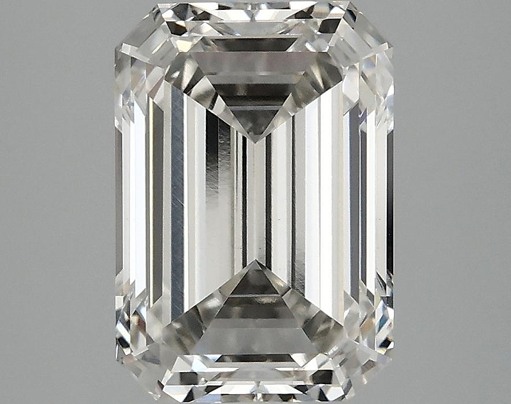 3.11 Carat Emerald Shaped Ideal Cut VS1 IGI Certified Lab Grown Diamond