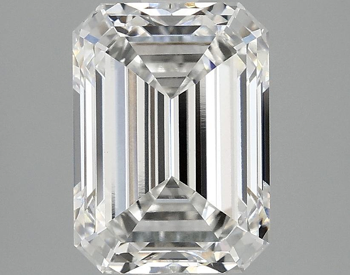 2.99 Carat Emerald Shaped Excellent Cut VVS2 IGI Certified Lab Grown Diamond