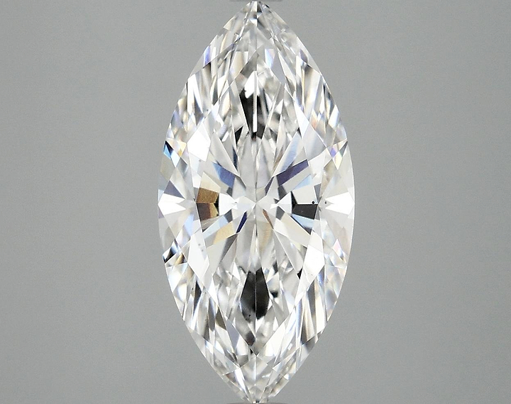2.54 Carat Marquise Shaped Excellent Cut VS2 IGI Certified Lab Grown Diamond