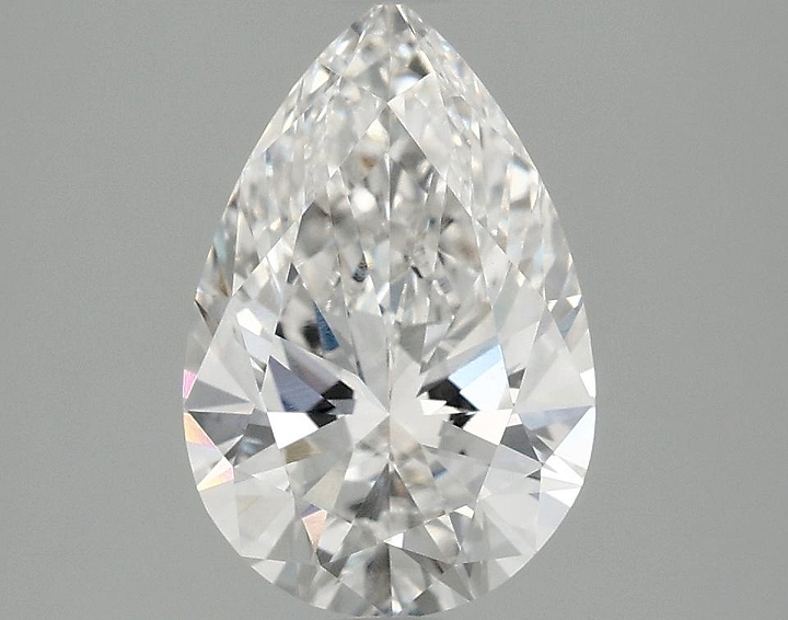 2.02 Carat Pear Shaped Excellent Cut VVS2 IGI Certified Lab Grown Diamond