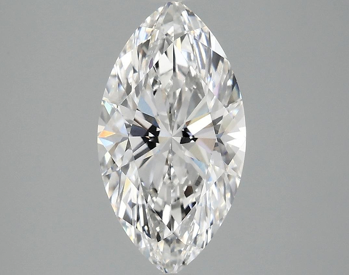 2.08 Carat Marquise Shaped Excellent Cut VVS2 IGI Certified Lab Grown Diamond