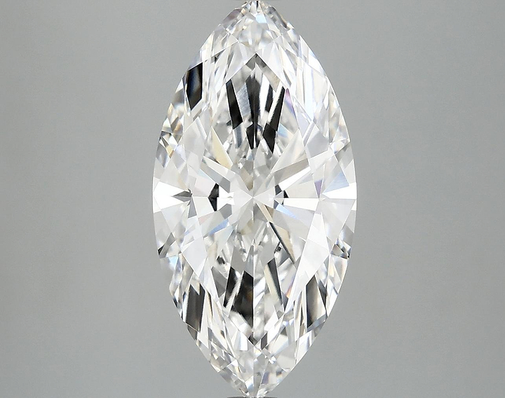 3.09 Carat Marquise Shaped Ideal Cut VVS2 IGI Certified Lab Grown Diamond