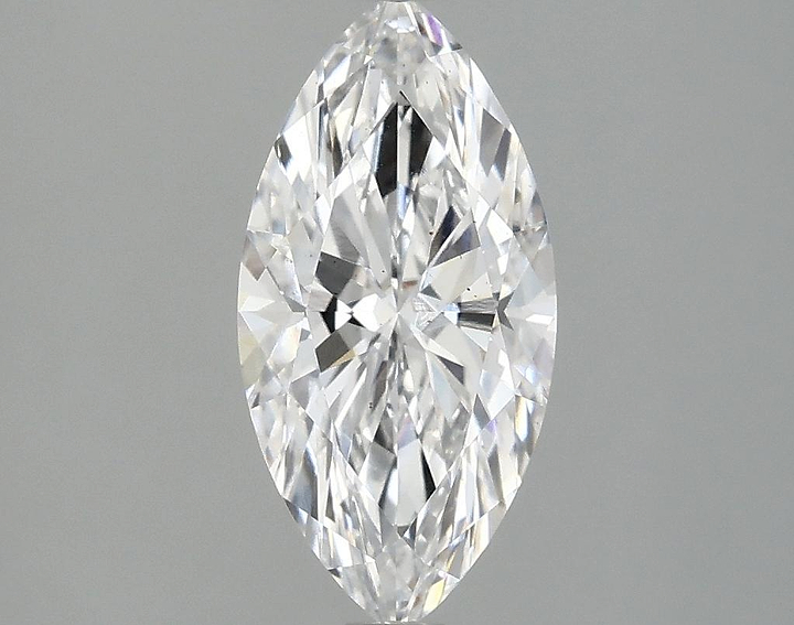 1.55 Carat Marquise Shaped Ideal Cut VS2 IGI Certified Lab Grown Diamond