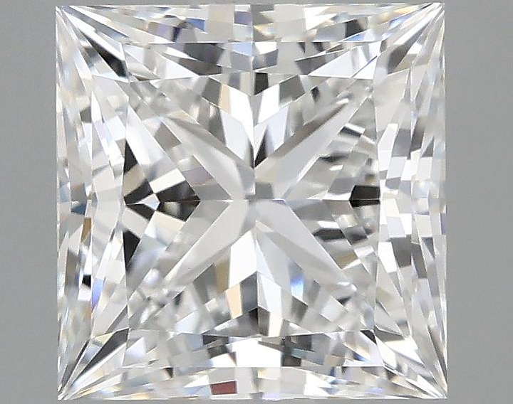 2.06 Carat Princess Shaped Ideal Cut VVS2 IGI Certified Lab Grown Diamond