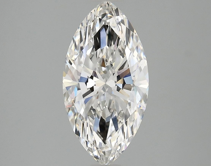 2.05 Carat Marquise Shaped Ideal Cut VVS2 IGI Certified Lab Grown Diamond