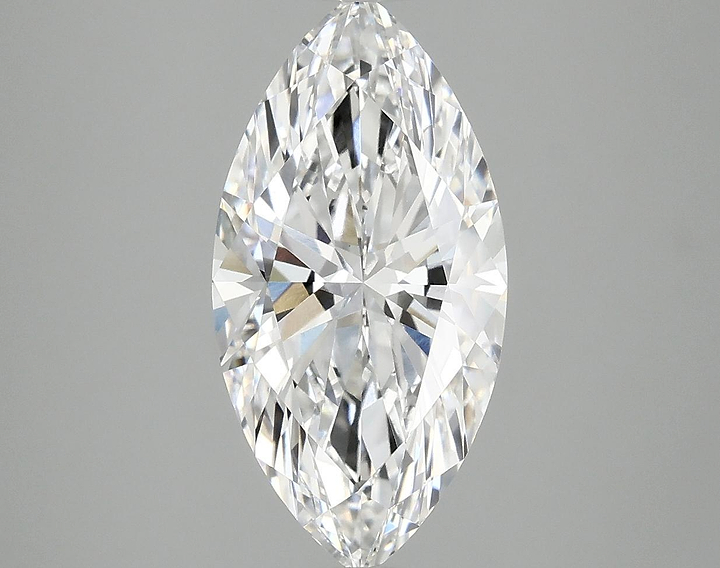 3.09 Carat Marquise Shaped Ideal Cut VVS2 IGI Certified Lab Grown Diamond