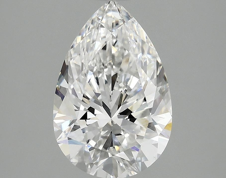 2.08 Carat Pear Shaped Excellent Cut VVS2 IGI Certified Lab Grown Diamond