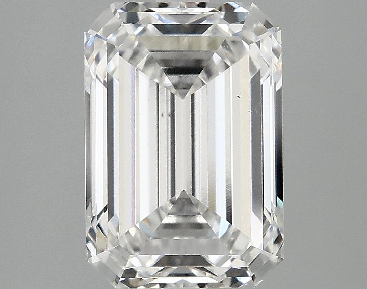 2.87 Carat Emerald Shaped Ideal Cut VS1 IGI Certified Lab Grown Diamond
