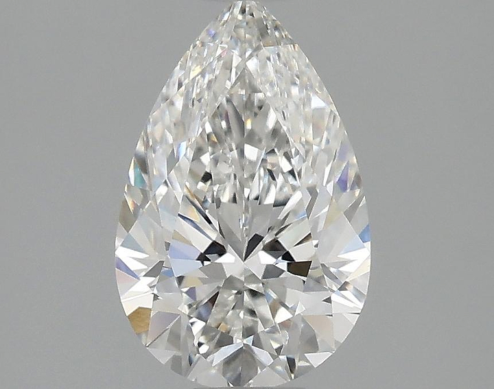 1.47 Carat Pear Shaped Ideal Cut VVS2 IGI Certified Lab Grown Diamond
