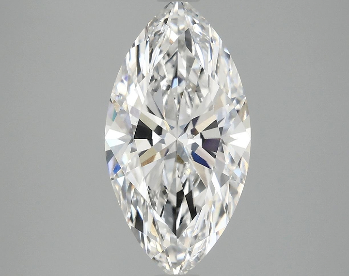 3.09 Carat Marquise Shaped Ideal Cut VVS2 IGI Certified Lab Grown Diamond