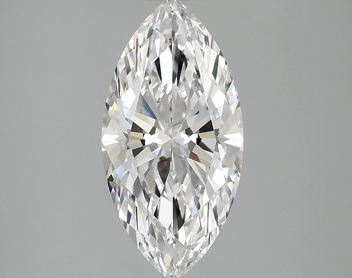 2.02 Carat Marquise Shaped Ideal Cut VVS2 IGI Certified Lab Grown Diamond