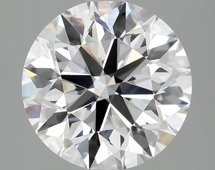 3.08 Carat Round Shaped Excellent Cut VVS2 IGI Certified Lab Grown Diamond
