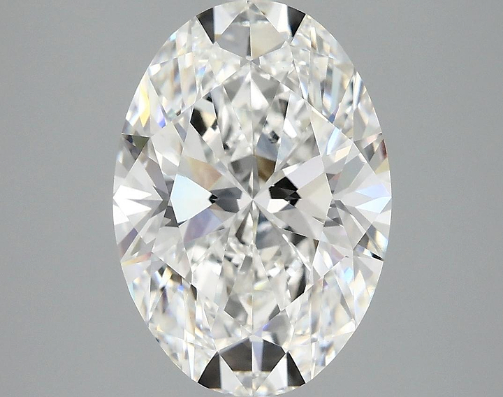 3.86 Carat Oval Shaped Ideal Cut VVS2 IGI Certified Lab Grown Diamond