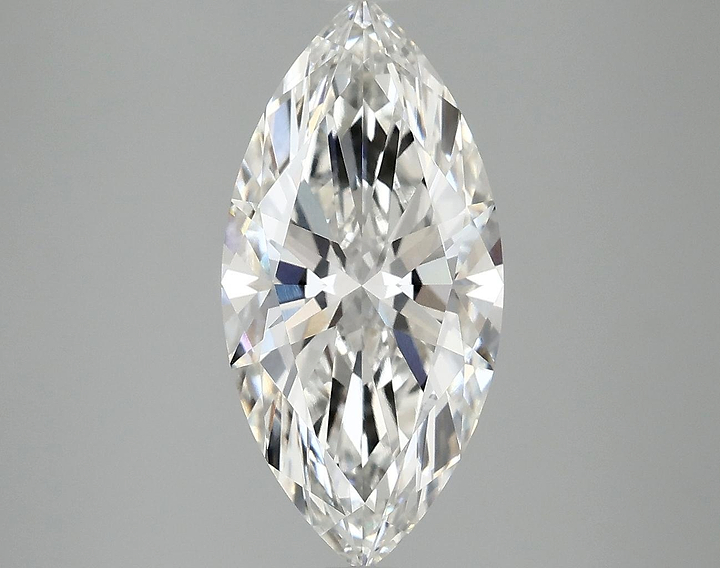 3.02 Carat Marquise Shaped Excellent Cut VVS2 IGI Certified Lab Grown Diamond