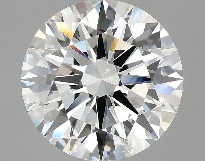 3.08 Carat Round Shaped Ideal Cut VVS2 IGI Certified Lab Grown Diamond