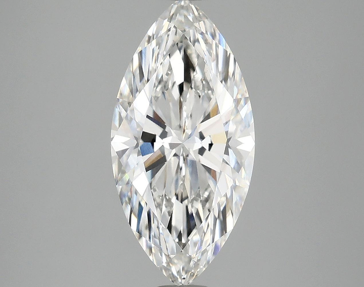 2.97 Carat Marquise Shaped Ideal Cut VVS2 IGI Certified Lab Grown Diamond