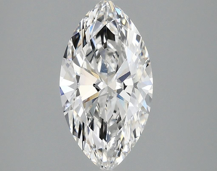 1.76 Carat Marquise Shaped Excellent Cut VVS2 IGI Certified Lab Grown Diamond