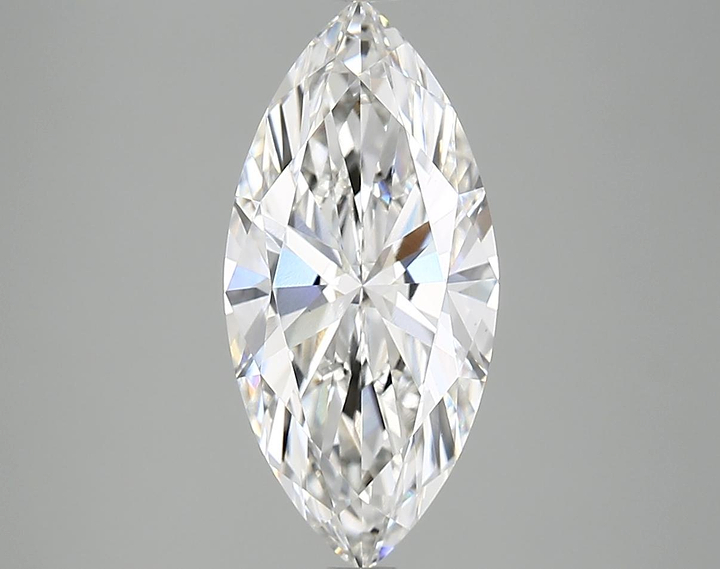 3.0 Carat Marquise Shaped Excellent Cut VVS2 IGI Certified Lab Grown Diamond