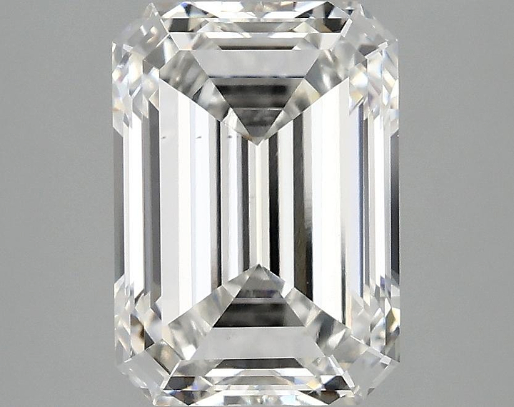 3.09 Carat Emerald Shaped Ideal Cut VS2 IGI Certified Lab Grown Diamond