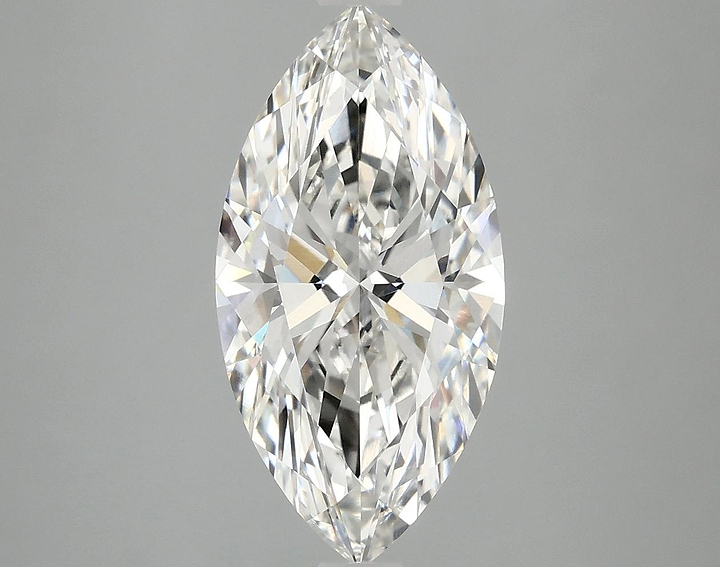 3.08 Carat Marquise Shaped Ideal Cut VVS2 IGI Certified Lab Grown Diamond