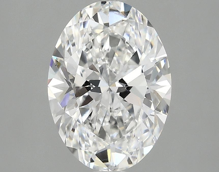 2.1 Carat Oval Shaped Ideal Cut VS2 IGI Certified Lab Grown Diamond