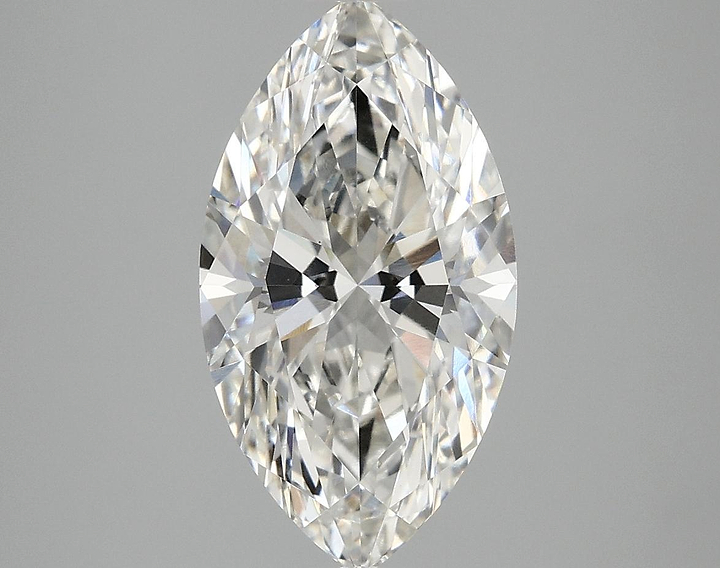3.08 Carat Marquise Shaped Excellent Cut VVS2 IGI Certified Lab Grown Diamond