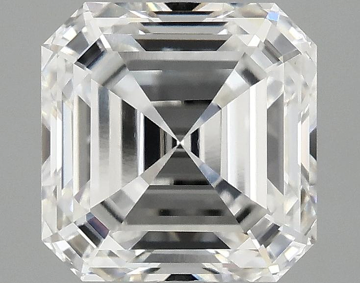 2.07 Carat Asscher Shaped Ideal Cut VS1 IGI Certified Lab Grown Diamond